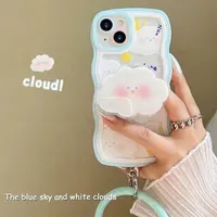 Masala Beads Clear Cloud Soft Case Aesthetic Kawaii Mobile Cover