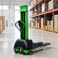 Chariot élévateur électrique à portique étroit multidirectionnel MOVMES pour entrepôt frigorifique, batterie lithium-ion 48V, mât hydraulique à trois étages