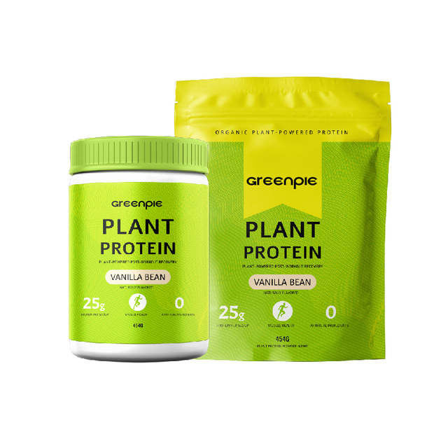 Greenpie Private Label Hydrolysis Pea Plant Extract Plant Based Vegan Protein Powder Isolate