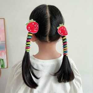 สายรัดผมสายโทรศัพท์พิเศษ สาวน่ารักผูกผมเชือก สูงผมหางม้าผูกสําหรับเด็ก - Product Image 4