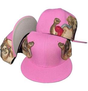 Nouvelle conception, casquettes de haute qualité en daim <span class=keywords><strong>noir</strong></span> et satin, style hip-hop, broderie 3D, 100% originales, casquettes à 5 panneaux, casquettes <span class=keywords><strong>snapback</strong></span> originales - Product Image 1
