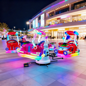 <span class=keywords><strong>Plaza</strong></span> Stall Playground Facility Outdoor Electric Rotating Lift-up Little Plane Glowing Juego <span class=keywords><strong>de</strong></span> conducción para niños Source Factory - Product Image 1