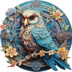 Unique 3D Animal Wooden Puzzle En Bois, Rompecabezas Educativos para Niños y Adultos Juguetes de Madera Regalos - Product Image 4