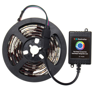 QY <b>RGB</b> LED Strip Light 5050 SMD With Bluetooth <b>Controller</b> DC12-24V For Indoor Outdoor Use - Product Image 1
