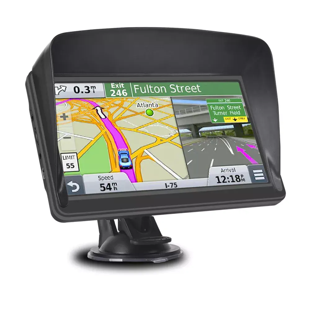 공장 저렴한 가격 LCD 7 인치 터치 스크린 자동차 GPS 로케이터 4G Sim 카드 MP4 차량 GPS 추적 장치 자동차 무료지도