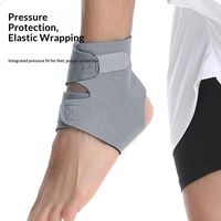 Nouvelle attelle de cheville sportive en tissu composite pour le basketball, à pression ouverte, réglable, anti-torsion, protection unisexe contre les blessures