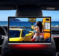 Monitor de Reposacabezas para Auto Android de 14 Pulgadas con Pantalla Táctil IPS, Sistema de Entretenimiento Trasero 3G32G para Reproductor USB, SD, TF, HD, FM, BT, MP5, WIFI