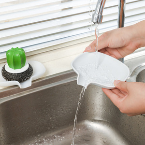 Creative <b>Drain</b> Soap Box Home <b>Bathroom</b> Sink Non-Slip Drainage Holder Disposable Feature - Product Image 3