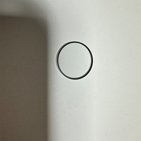 Lentille en verre trempé Gorilla Glass transparente, ronde, optique, avec bordure dorée électroplaquée, de qualité industrielle