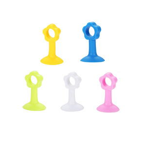 Tcdoc Silicone Door Stopper Wall Mount Multi Color Bathroom Door <b>Window</b> Stopper Easy Installation - Product Image 2