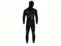 Combinaison de plongée en néoprène 3 mm pour homme, deux pièces, camouflage, veste et pantalon