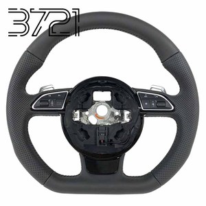 Volante de Cuero Mejorado para Audi A3 A4 A5 A6 A7 RS3 RS4 RS5 RS6 RS7 B8 B8.5 Q3 Q5 Q7, Accesorios Automotrices - Product Image 1