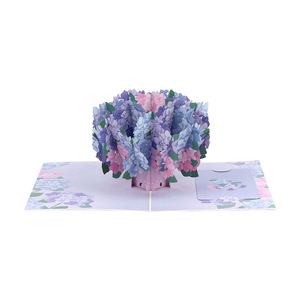 Carte de vœux personnalisée en <span class=keywords><strong>carton</strong></span>, écologique et recyclable, avec motif floral 3D brodé en relief, pour <span class=keywords><strong>anniversaire</strong></span>, Saint-Valentin, fêtes et occasions spéciales, idéale pour les entreprises. - Product Image 1