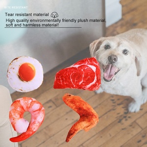 Nuevo estilo simulación frutas verduras producto para mascotas perro mascota interactivo juguetes para masticar chirriantes - Product Image 4