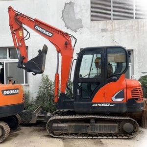 Doosan เครื่องขุดมือสองเครื่องจักร DX60 6ตันน้ำหนักปฏิบัติการสภาพดีสำหรับการก่อสร้างทางวิศวกรรม - Product Image 4