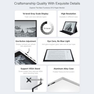 Sıcak satış aşağıya 10.3 inç e-kağıt monitör harici e-kağıt ekran İngiltere/ab/abd MAC ve bilgisayar PC için fiş - Product Image 3