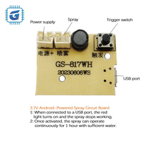 Carte de circuit imprimé (PCBA) pour petits appareils, carte de contrôle de charge et de vaporisation Android, module de charge et de vaporisation DIY