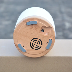 Máy khuếch tán tinh dầu đá thơm gốm sứ vân gỗ siêu âm điện tử, giá tốt, khuyến mãi tốt nhất, tích hợp đèn ngủ LED 7 màu - Product Image 4