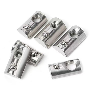 Bán buôn thép không gỉ hoàn toàn ren nửa vòng khóa nutm3-m8 mùa xuân bóng <span class=keywords><strong>Nut</strong></span> trượt trong t <span class=keywords><strong>Nut</strong></span> cho t Khe nhôm hồ sơ - Product Image 1