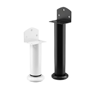 Patas de Muebles Ajustables Telescópicas en Forma de L, de Acero Laminado en Frío, Diseño Minimalista para Cama, Sofá, Mesa, Gabinete - Product Image 1