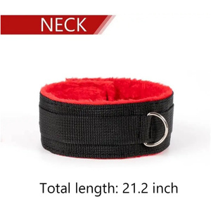 7 Stuks Pluche Sm Bdsm Bondage Set Met Verstelbare Pols Enkel Nek En Been Fixes - Product Image 4