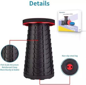 Tabouret pliable portable et télescopique pour adultes, idéal pour la pêche, la randonnée et les voyages - Product Image 2