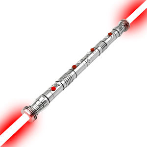 TXQSABER <span class=keywords><strong>DARTH</strong></span> <span class=keywords><strong>MAUL</strong></span> – <span class=keywords><strong>sabre</strong></span> <span class=keywords><strong>laser</strong></span> à poignée en métal amovible à Double lame, sabres à lumière rouge, Flash en cas <span class=keywords><strong>de</strong></span> collision, pour la livraison directe - Product Image 1