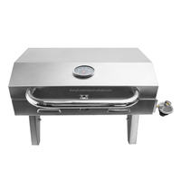 Barbecue à gaz portable pour bateau de plaisance SHENGHUI, tout neuf, en acier inoxydable, poli miroir