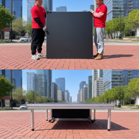 Scène pliable portable en alliage d'aluminium du Guangdong, podium de concert, plateforme