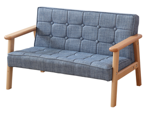 Sillón <span class=keywords><strong>Infantil</strong></span> de Madera Maciza de Lujo, Ecológico, Duradero, Mini Cojín de Cuero Sintético para Dormitorio o Sala de Estar, Sillón <span class=keywords><strong>Reclinable</strong></span> para Niños - Product Image 3