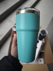 Premium 20oz Vacuum Insulated Tumbler with Splash Proof Lid Stackable Double Wall Stainless Steel Travel Mug for <b>Hot</b> <b>Cold</b> Drinks - Product Image 4