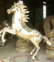 Sculpture en laiton bronze antique du dieu grec Apollon sur chariot et cheval, art sculpté avec chariot, haute qualité 3D Bringfine
