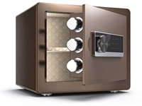 Coffre-fort électronique Yuzhengpeng 300*300*400mm avec mot de passe/clé, antivol, pour la maison, l'hôtel, le bureau, le stockage de objets de valeur, décoration élégante pour la maison