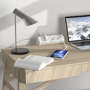 Prise <span class=keywords><strong>de</strong></span> courant multifonctionnelle réglable et amovible pour <span class=keywords><strong>bureau</strong></span>, à fixation par pince <span class=keywords><strong>de</strong></span> table, 3 prises EU, 2 USB, 10A, IP20 - Product Image 6