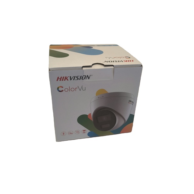 HlKVISION DS-2CD1347G2-L(UF) 4 MP ColorVu MD 2.0 Fixed Lens Audio Turret Supports Human Detection HIK CCTV Network Camera