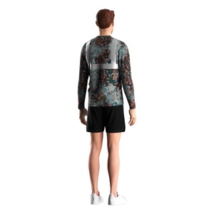 Chemises de pêche nocturne RISE pour hommes, manches longues, UPF 50+, t-shirt de protection solaire avec bande réfléchissante pour les activités de plein air, sécurité - Product Image 4