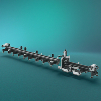 Machine de découpe laser à fibre à trois mandrins LXSHOW LX122TX(3)B, longueur 12 m, diamètre 220 mm, puissance élevée 12 kW pour la découpe de tubes