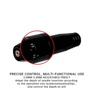 Machine SMP à course réglable 2,0 mm-3,5 mm, stylo de tatouage PMU, mini pistolet de tatouage pour lèvres, sourcils et poils, fournitures pour maquillage permanent - Product Image 2