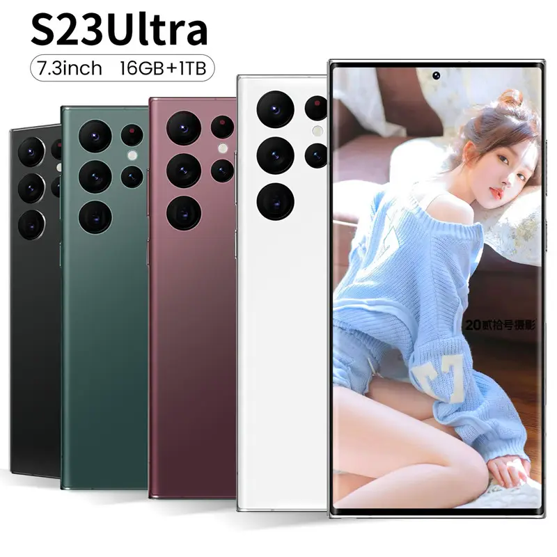 Nuovo di alta qualità S23 Ultra 5G 7.2 pollici cellulare 16GB + 512GB grande memoria Smart Phone bellezza fotocamera Gaming cellulare