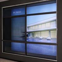 Ventanas Corredizas de Aleación de Aluminio y Acero Inoxidable, Ligeras, Resistentes, Antirrobo, Diseño Contemporáneo, para Sala de Estar de Hotel, Fáciles de Instalar