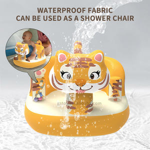 Chaise gonflable <span class=keywords><strong>pour</strong></span> bébé Tiger, siège de sol <span class=keywords><strong>pour</strong></span> s'asseoir et manger, siège gonflable <span class=keywords><strong>pour</strong></span> bébé avec pompe à air intégrée <span class=keywords><strong>pour</strong></span> bébés de 3 mois et plus - Product Image 6