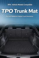 Tapis de coffre de voiture en TPE sur mesure pour Audi Q5L, imperméable et antidérapant, accessoires de modification intérieure automobile