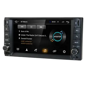 Fábrica fornecedor 7 polegadas Android 10.0 Car Radio GPS Navi BT Estéreo Para Toyota Corolla Hilux RAV4 4 Corredor Android Som do carro
