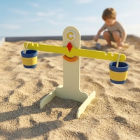 Jouet d'équilibre sablier pour le sable et l'eau, équipement de jeu extérieur avec sablier