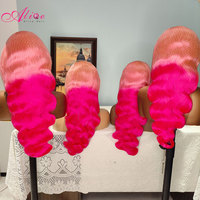 Perruques frontales en dentelle HD transparente rose 13x4 13x6 en cheveux humains naturels, perruque frontale en dentelle 613 blonde avec cuticules alignées, vente en gros