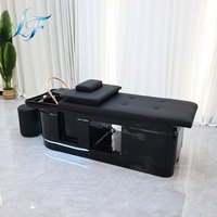 Lit de lavage de luxe en fibre de verre style thaïlandais avec circulation d'eau esthétique pour salon moderne