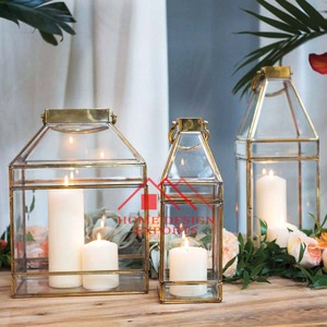 2026 New Arrival Brass <b>Hanging</b> <b>Candle</b> Lantern for Indoor & Outdoor Decor Elegant Design Handmade <b>Candle</b> Lantern - Product Image 3