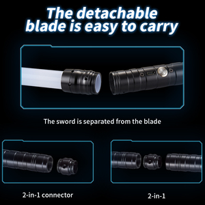 ZLang 1pc 7 couleurs métal éclairer épée FX son rvb <span class=keywords><strong>sabre</strong></span> <span class=keywords><strong>laser</strong></span> épée Rechargeable pour enfants adultes - Product Image 4