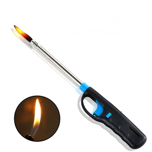Briquet à bougies de cuisine Métal Abs Butane Cuisinière à gaz <span class=keywords><strong>Cheminée</strong></span> Pilote Briquets Rechargeable Multi - Product Image 2