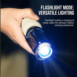Lanterne de camping <span class=keywords><strong>LED</strong></span> vintage mini <span class=keywords><strong>rechargeable</strong></span>, étanche IPX4, 2500 mAh, lumière d'ambiance pour tente, pour l'extérieur et comme cadeau - Product Image 3